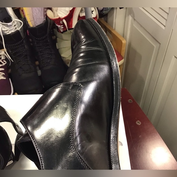 Salvatore Ferragamo Mens Size 10.5 D Black.